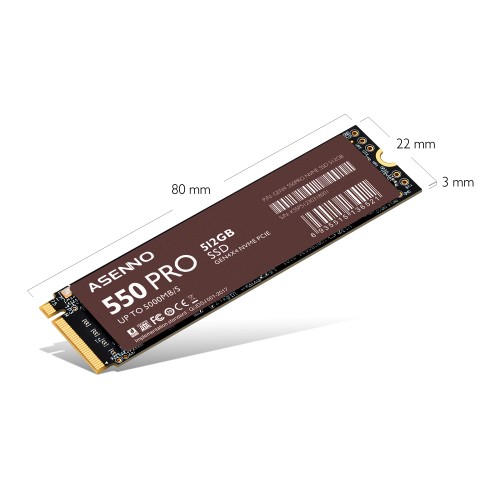 ASENNO　新品未開封　SSD　１TB ASENNO 550 PRO NVMe SSD Solid State Drive